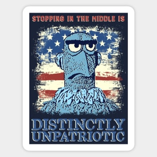 Distinctly Unpatriotic Sticker